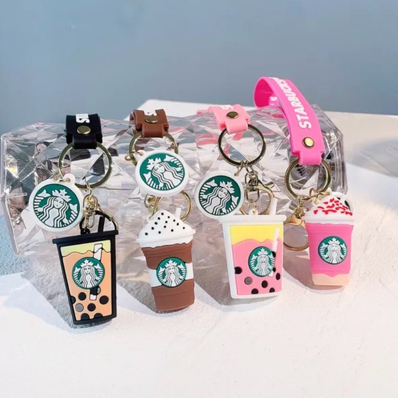 Starbucks Keychains | Set of 4 - Picture 1 of 4